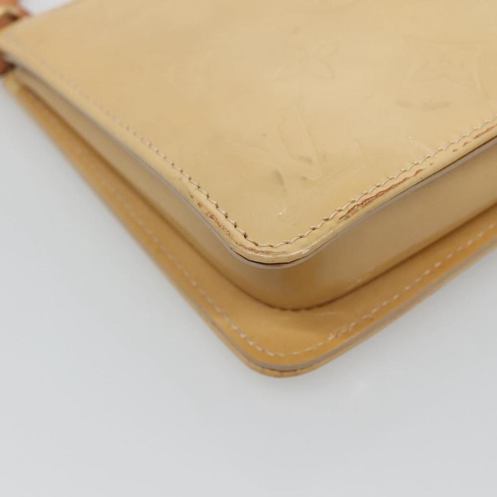 LOUIS VUITTON Monogram Vernis Lexington Pouch Beige M91010 LV Auth 136715 - Picture 15 of 16